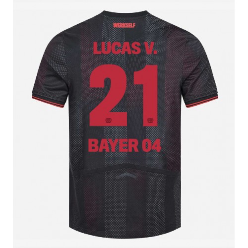 Stroje piłkarskie Bayer Leverkusen Lucas Vazquez #21 Koszulka Podstawowej 2025-26 Krótki Rękaw